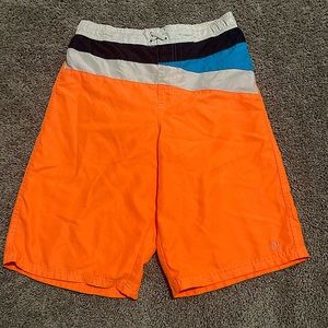 OP swimming trunks.